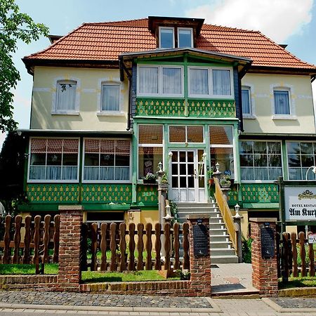 Hotel Am Kurpark Bad Suderode Buitenkant foto
